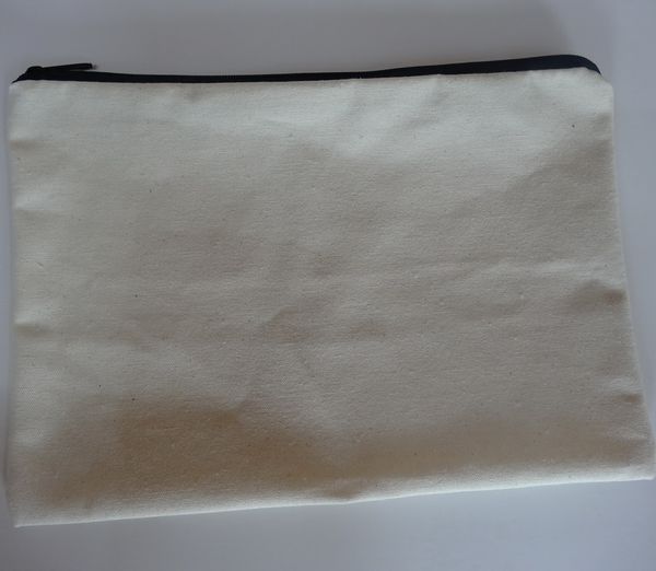 

(60pcs/lot) 10oz girls new pure pure 10oz cotton canvas coin purse women blank plain zipper makeup bags casual wallet blank cotton pouch