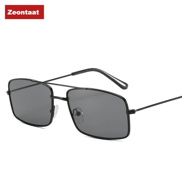 

sunglasses 2021 punk sun glasses fashion small rectangle women brand designer vintage men shades uv400, White;black