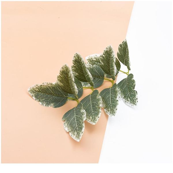 

200pcs silk green leaf artificial plants wholesale wedding decorative flowers wreaths diy christmas craft leaves home de jlljhz