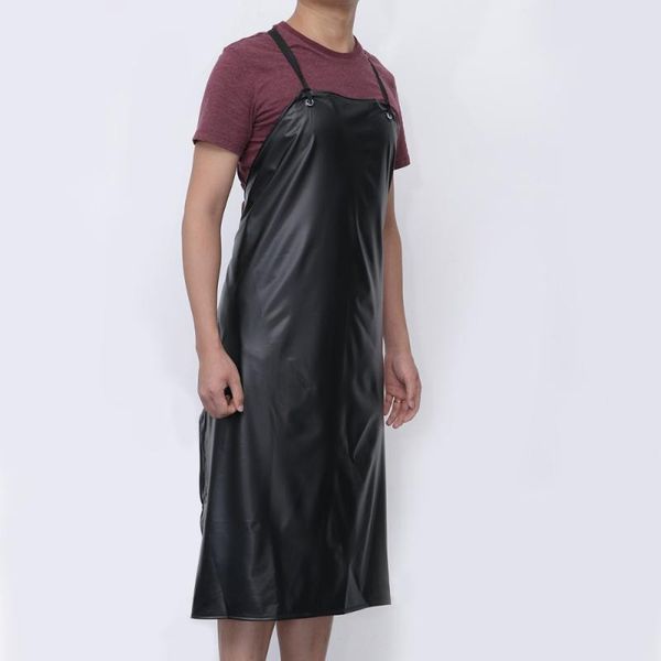 

waterproof heavy duty apron for butchers kitchen (black random style)