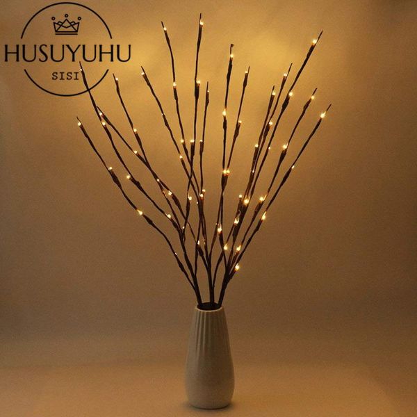 

husuyuhu sis 3 pack lighted branch twig lights 77cm lit tree twig 20 leds warm white wrapped fake branches lights