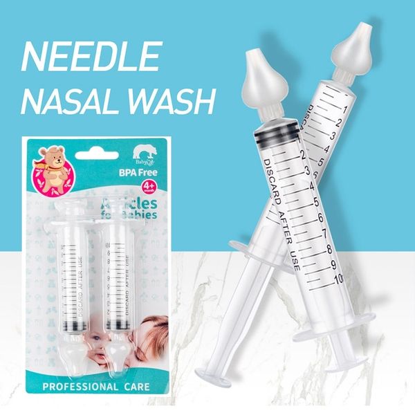 

2 nose clean needle tube care allergic cleaner 10ml baby rhinitis nasal washing machine