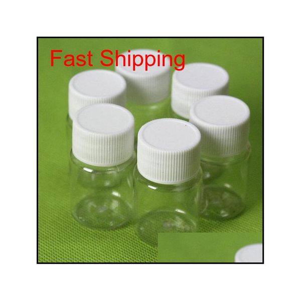 

transparent plastic storage bottle clear cosmetic jars makeup container mini pet sample packing bottles 15ml for travelling hj8o2 qhyjr