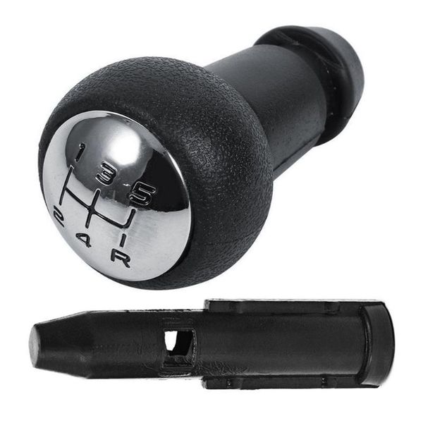 

shift knob car gear shifter leather stick manual 5 speed lever for 106 206 306 406 407 107 207 307