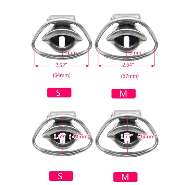 

316l stainless steel male chastity device with 2 magic lockscock cagepenis sleeve ringschastity beltbdsm toys for men