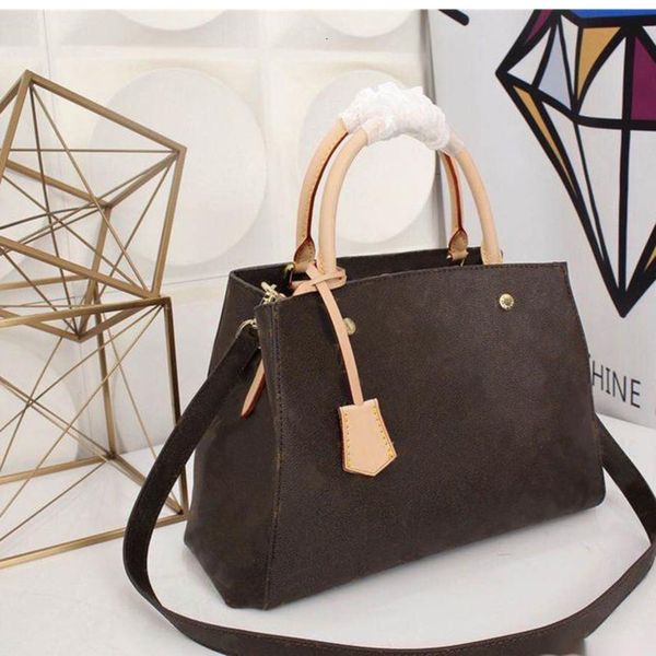 

designer luxury handbags purses style m41056 montaigne brand fashion real leather bags crossbody shoulder bags
