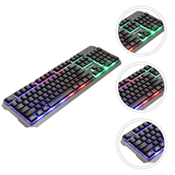 

keyboard mouse combos 1 set combo computer backlight usb wired accessory