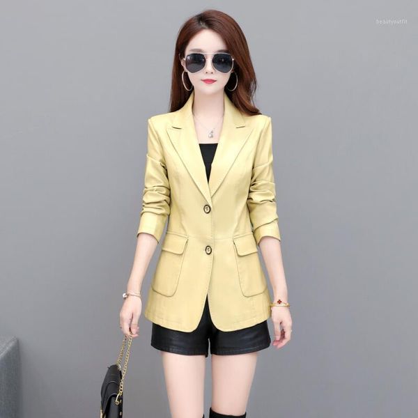 

plus size 4xl leather jacket women 2021 women's clothing short slim motorcycle coat female jackets black & faux
