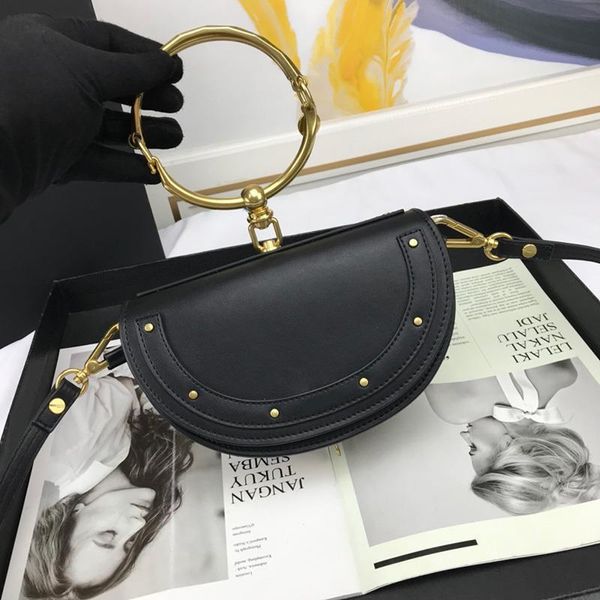 

designer side luxurys black bag saddle brand purses handbags women genuine leather designers2021 crossbody luxury girls round cute klma