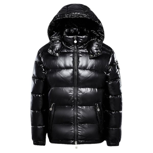 

men's and women's white duck feather et, thermal hoodie, bread cloth, winter, 2021, Black