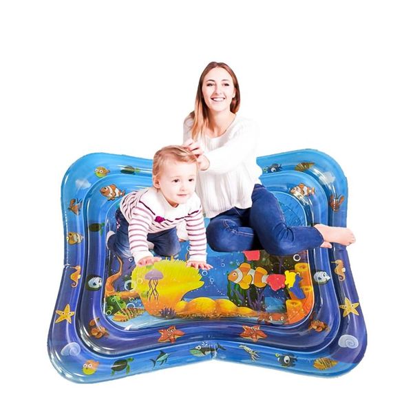 

life vest & buoy s baby kids water play mat inflatable infant time playmat toddler for fun activity center dropshiptslm