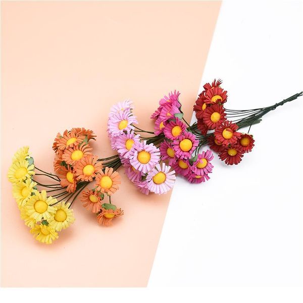 

10pcs decorative flowers wreaths christmas home decor accessories diy gifts box wedding bridal artificial flowers si qylvrd