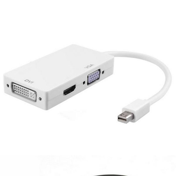 

delivery mini dp displayport to vga dvi adapter 3 in 1 cable adapters with retail packaging