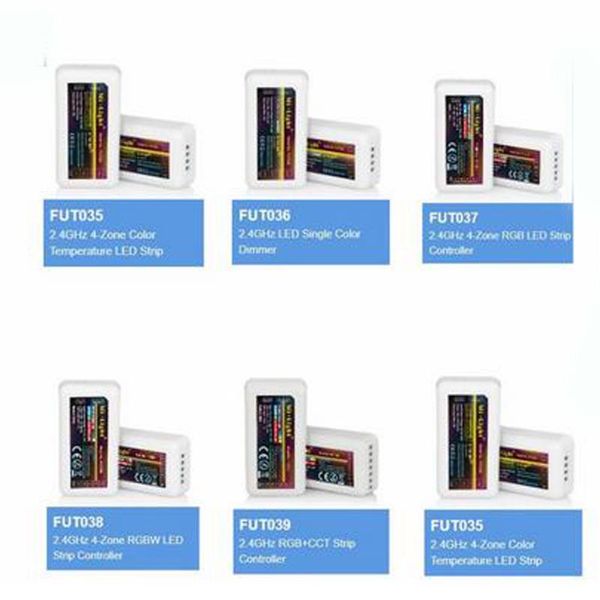 

controllers milight 2.4g rf fut035 fut036 fut037 fut038 fut039 led controller dimmer for single color cct rgb rgbw rgb+cct strip tape light