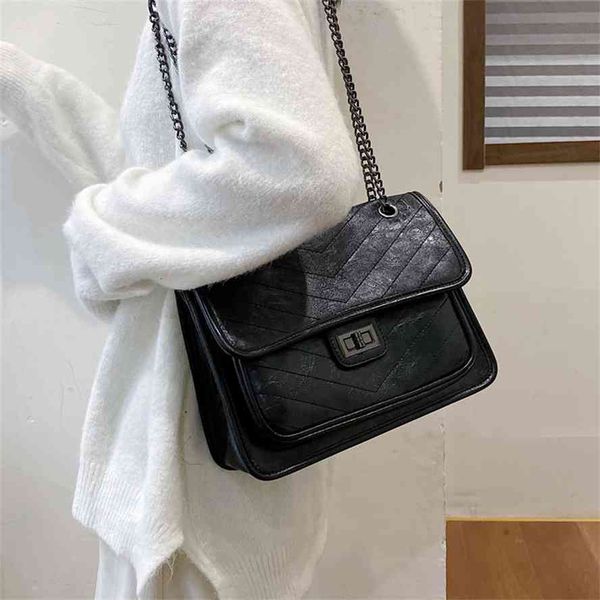

women's winter 2020 new versatile messenger fashion chain one shoulder small square bag