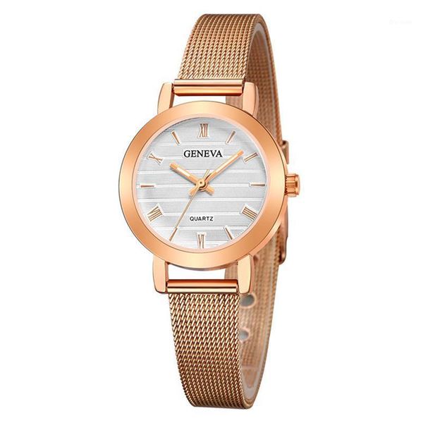 

wristwatches women's watches ladies women steel clock brand wrist watch luxury relogio feminino 2021 montre femme, Slivery;brown