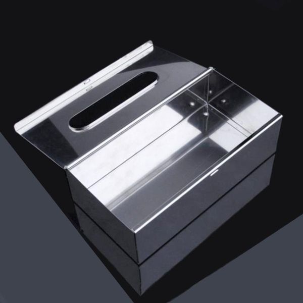 

tissue boxes & napkins elegant el storage office box towel square cover bedroom home stainless steel napkin holder car paper container
