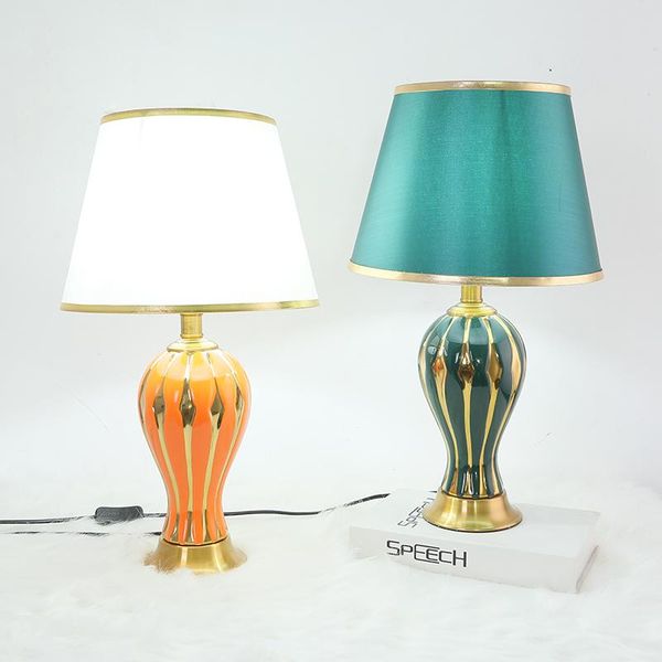

american style romantic simple modern warm european nordic ins ceramic table lamp wedding room bedroom bedside lamp living room