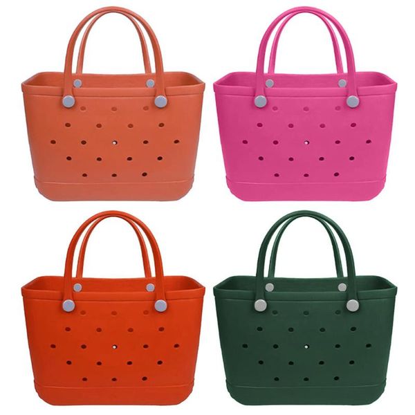 

outdoor bags large waterproof washable beach storage solids color capacity summer eva asket tote basket beachwear