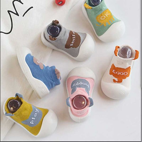 

first walkers children's socks shoes spring and autumn kindergarten indoor korean three-dimensional knitted baby toddler home floo