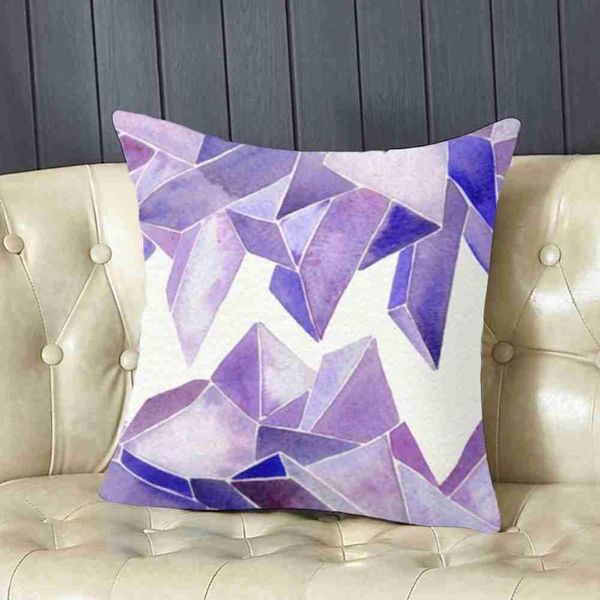 

pillow case cushion nordic sofa plush purple pattern office siesta living room decoration