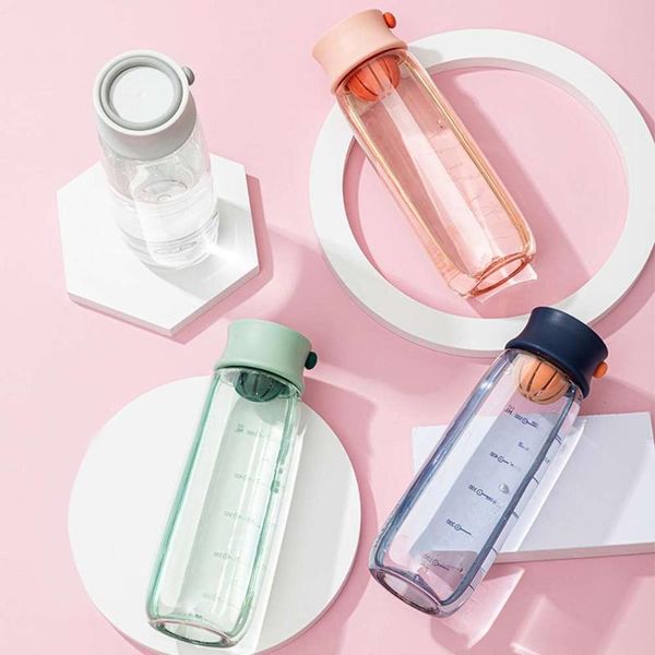 

water bottle plastic leakproof sports yoga travel drinks mug leak proof