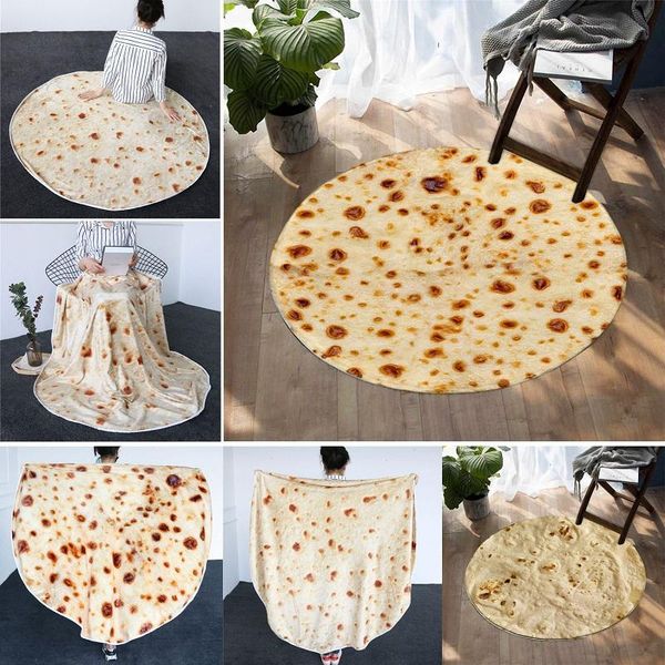 

blankets tortilla blanket pita flannel plush bed cover pizza