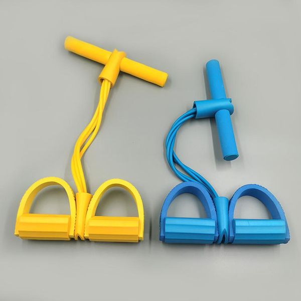 

resistance bands fitness sit-ups yoga equipment and cable machine household quads elastic rope drag belt tension on the