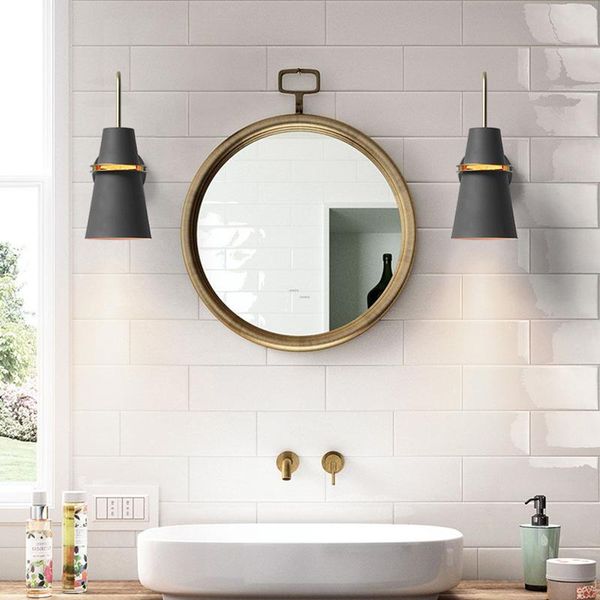 

wall lamps nordic style lamp light background creative bathroom livingroom lampshade home decor sconce retro led