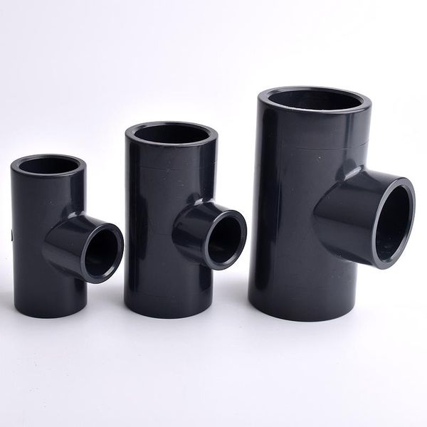

inner dia 32~90mm upvc pipe reducing tee connector irrigation system hydroponics frame aquarium fish tank 3-way tee socket joint