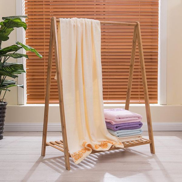 

towel 100% bamboo bath home beach print towels for adults bathroom swimming fast drying soft 4 colors toalla playa