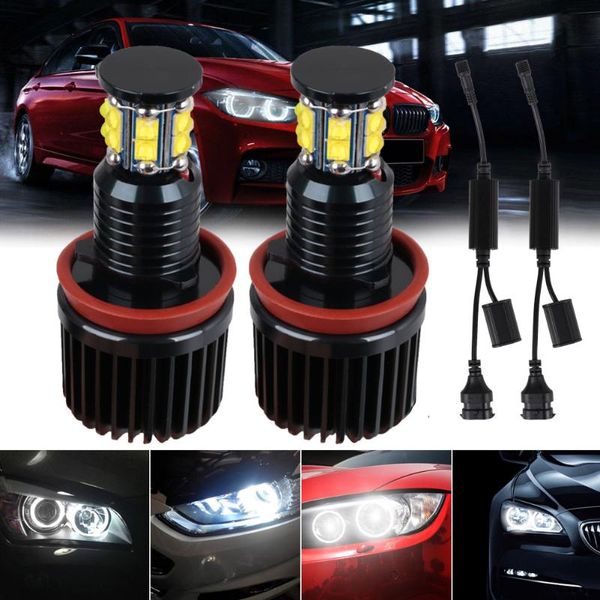 

other lighting system 120w h8 led angel eyes halo ring light bulbs 6500k for e92 e93 e63 e70 lamps eye auto