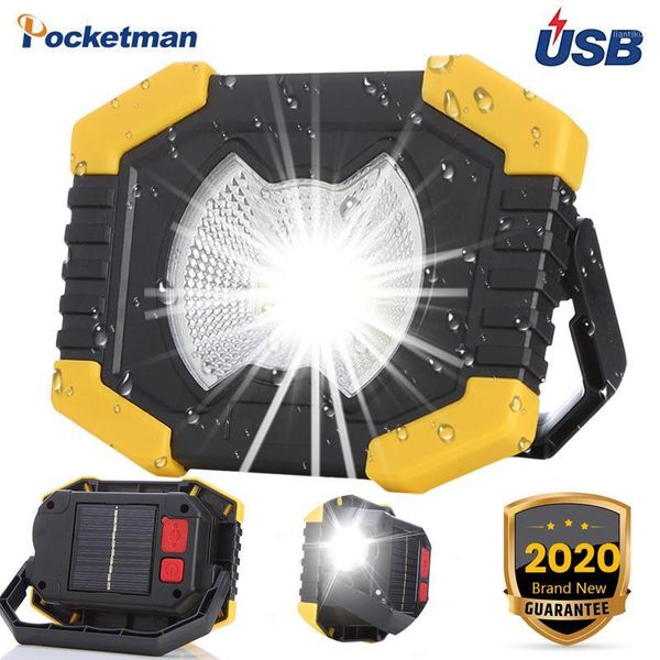 

100w led work light 180 degrees adjustable lanterns with built-in battery spotlight rechargeable for outdoor camping lamp torch1