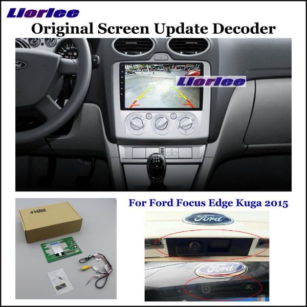 

car rear view cameras& parking sensors backup camera for focus edge kuga 3 4 2021-2021 reversing cam full hd ccd decoder