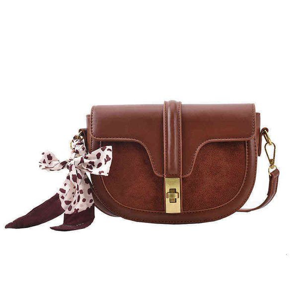 

semicircle saddle bag 2021 women's fashion autumn and winter mini bag frosted texture shoulder