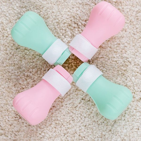 

anti-biting bath washing cat claw cover cut nails foot cover pet paw protector for anti-scratch cat shoes boots adjustable