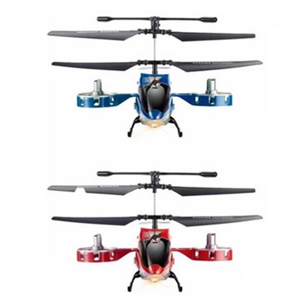 

777-573 2.4g 4ch altimeter aircraft altitude hold light weight rc helicopter rtf alloy electric rc model toys blue / red