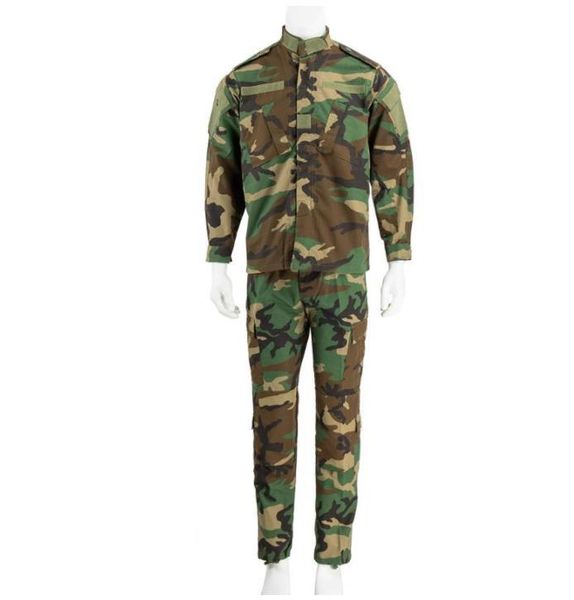 

men's tracksuits acu hunting combat uniform jacket and pants digital camouflage trousers men autumn nylon cotton military army for safa, Camo