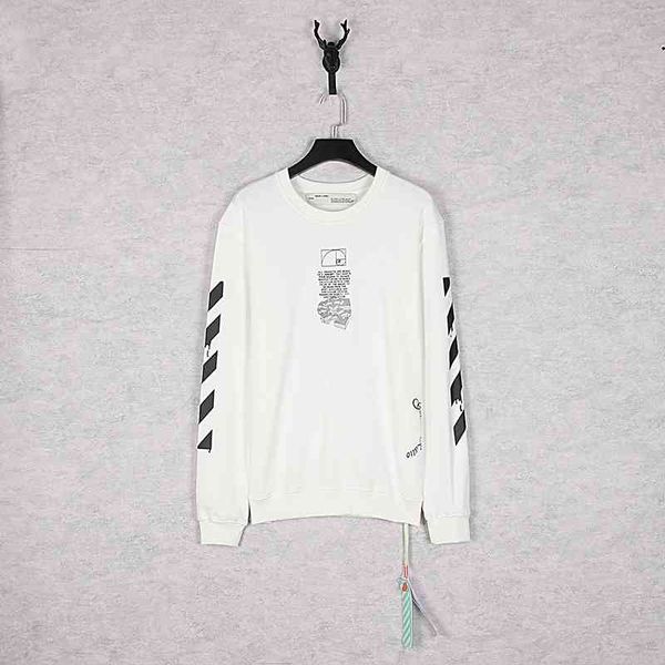 

off water drop dissolving arrow round neck sweater for men and women1, Black