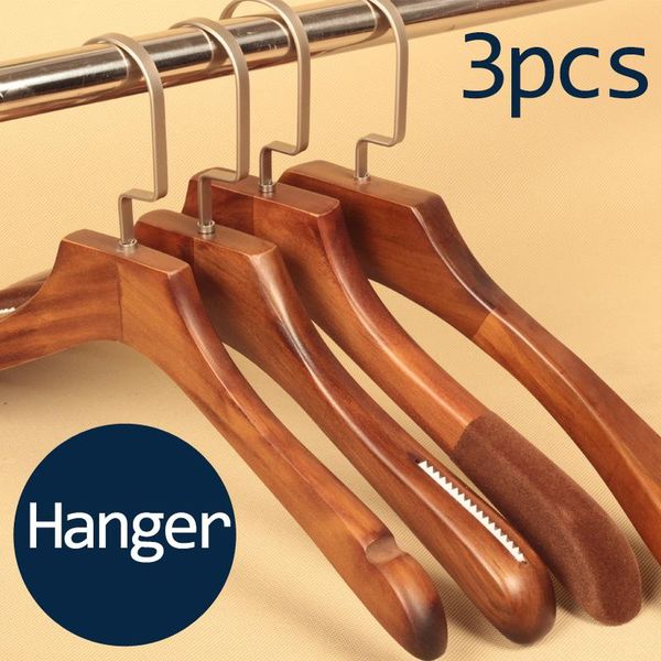 

hangers & racks retro solid wood hanger non-slip clothes pants storage