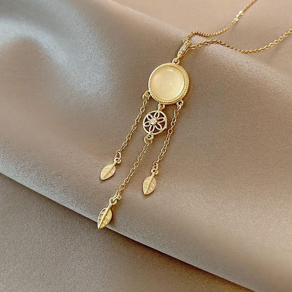 

chains women necklace trend stainless steel pendant necklaces woman accessories fashion luxury fine women's neck chain jewelry, Silver