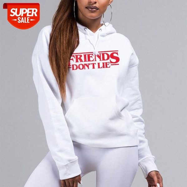 

-stranger things printed sweater and fleece hoodie white casual wear 1 #jy1e, Black