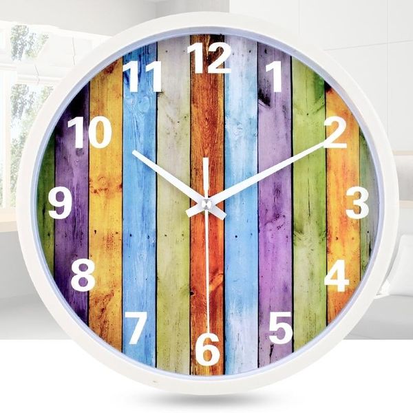 

wall clocks simple clock living room bedroom office mute cartoon modern creative watch quartz