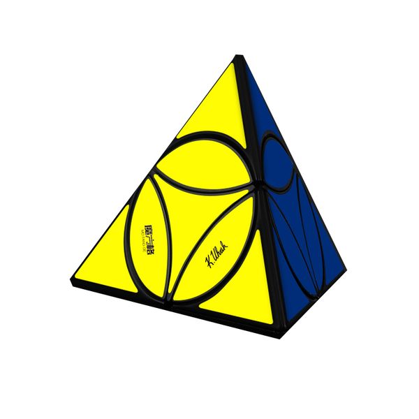 

Newest QiYi Coin Tetrahedron Pyramid Speed Magic Cube Professional 95mm Puzzle Cubo Magico Educatio Coin Collection Brain Game