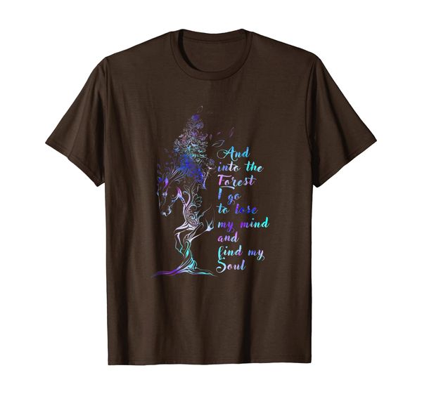 

Into The Forest I Go Horse Riding Hippie Gift T-Shirt, Mainly pictures