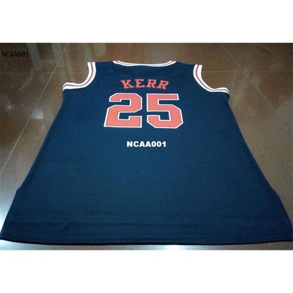

# 25 steve kerr arizona wildcats college jersey navy blue or customized name and jerseyembroidery jersey, Black