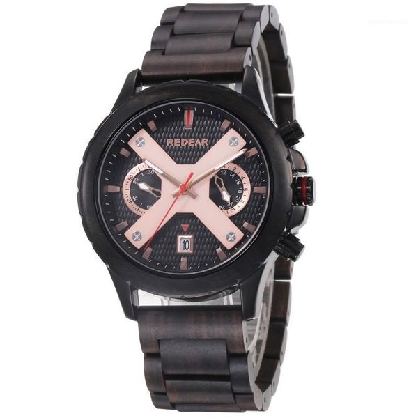 

men watch mens watches luxury wooden big dial military quartz multi-function waterproof diving sport clock reloj hombr wristwatches, Slivery;brown