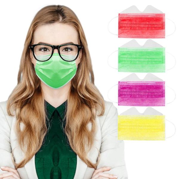 

other event & party supplies 100pcs disposable men women mask non woven breathable ultrathin face cover protection fabric dustproof a