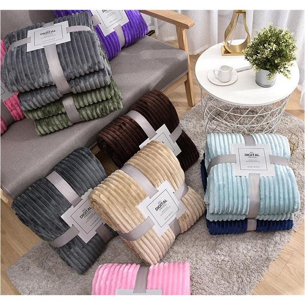 

flannel blanket soft warm coral fleece blanket winter sheet bedspread sofa plaid throw 270gsm light thick mechani jllzdd insyard