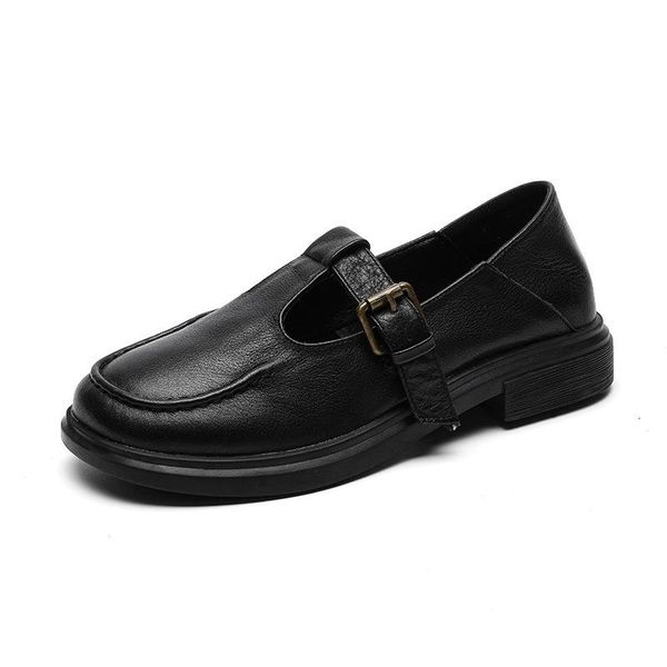 

dress shoes 2021 buckle vintage handmade, Black